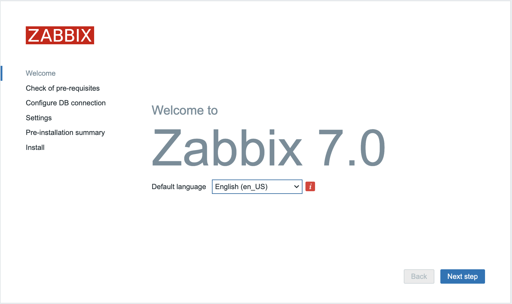 Zabbix Server Setup